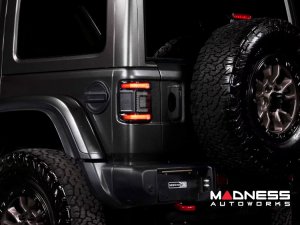 Jeep Wrangler JL LED Tail Lights - XB LED Series - Morimoto - Low Profile - Smoked